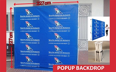 Popup Backdrop Frame