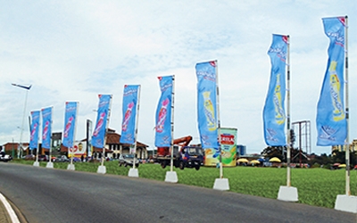 Street Flags for Brand Activation