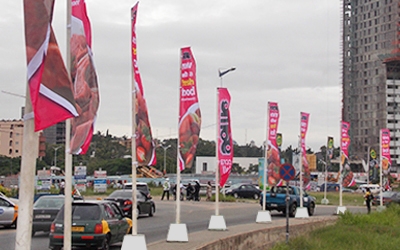 Street Flags for Brand Activation